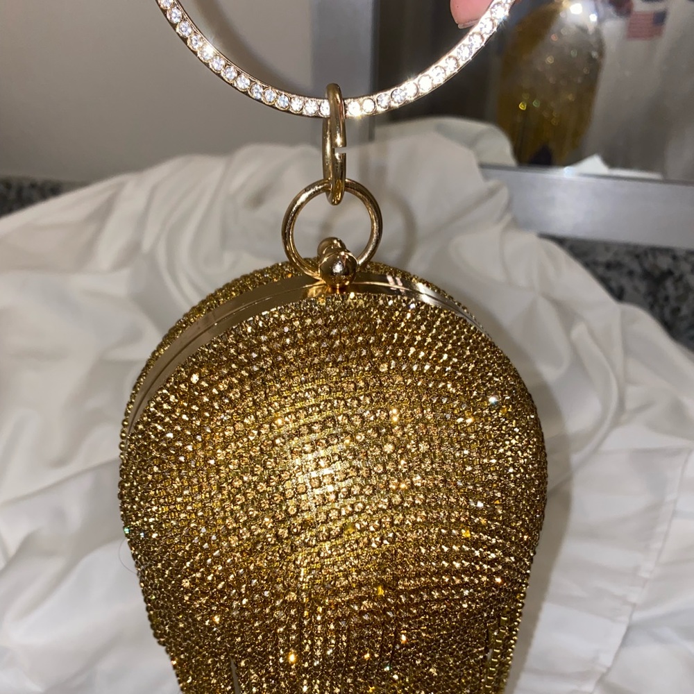 Sparkly Round Evening Bag